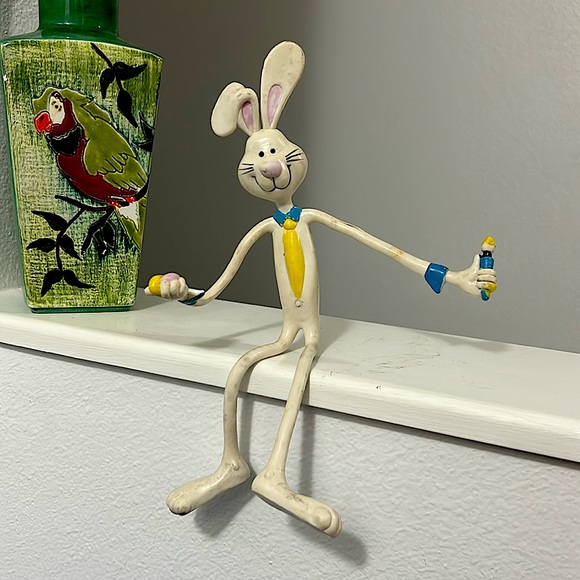 Vintage | Toys | Vtg Easter Bendy Flexible Bunny | Poshmark